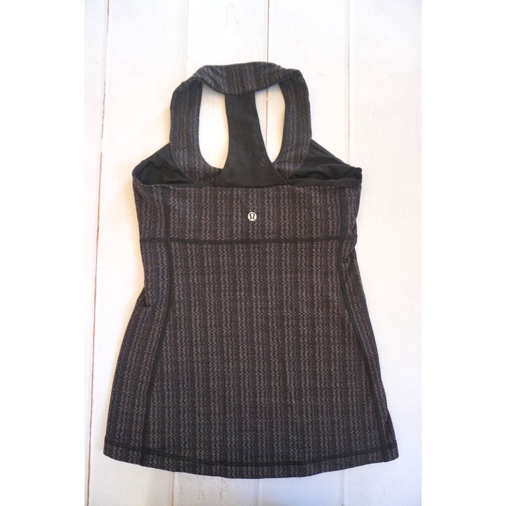 Lululemon Cool Racerback Ziggy Wee September Black - Size 2 - Picture 4 of 6